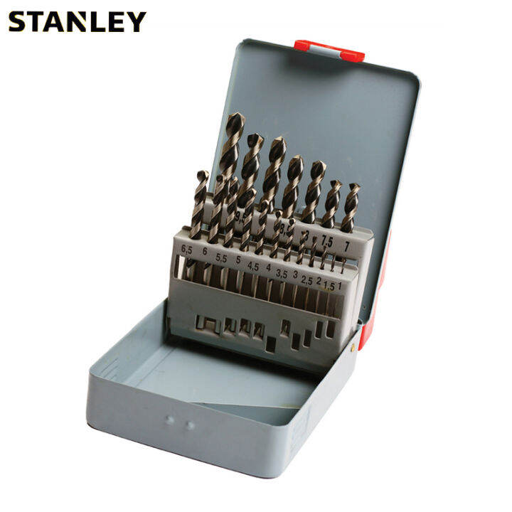 Stanley High Speed Steel Twist Drill Set Stainless Steel Metal