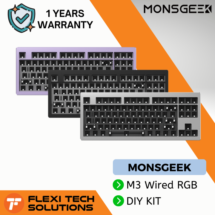 Flexi Tech MONSGEEK M3 DIY Kit TKL South Facing Aluminum Barebone