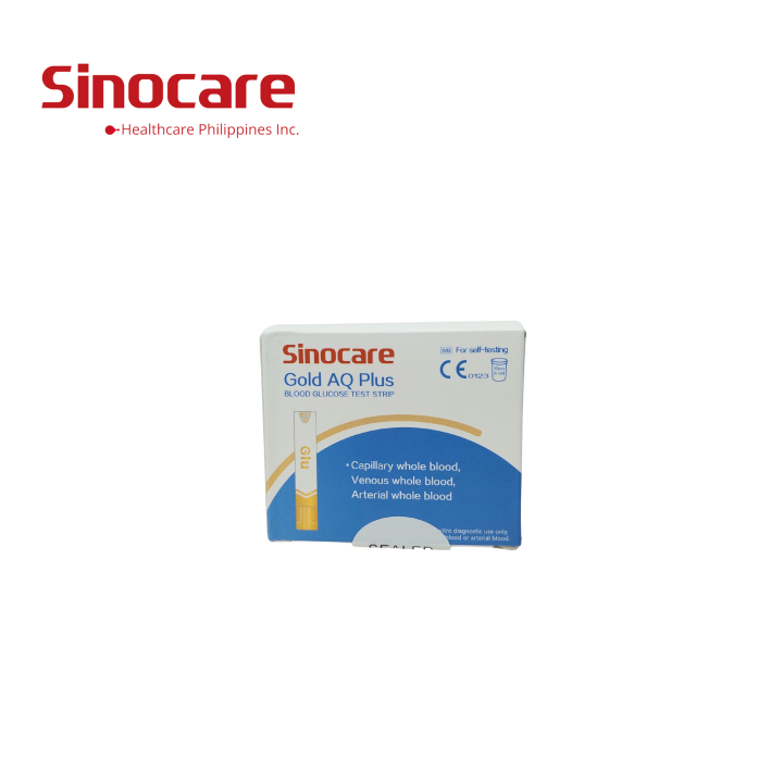 Sinocare Gold Aq Plus Blood Glucose Test Strips Only Pcs For Gold