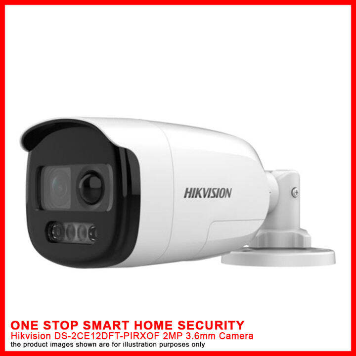 Hikvision Ds Ce Dft Pirxof Mm Mp Colorvu Pir Siren Alarm Fixed