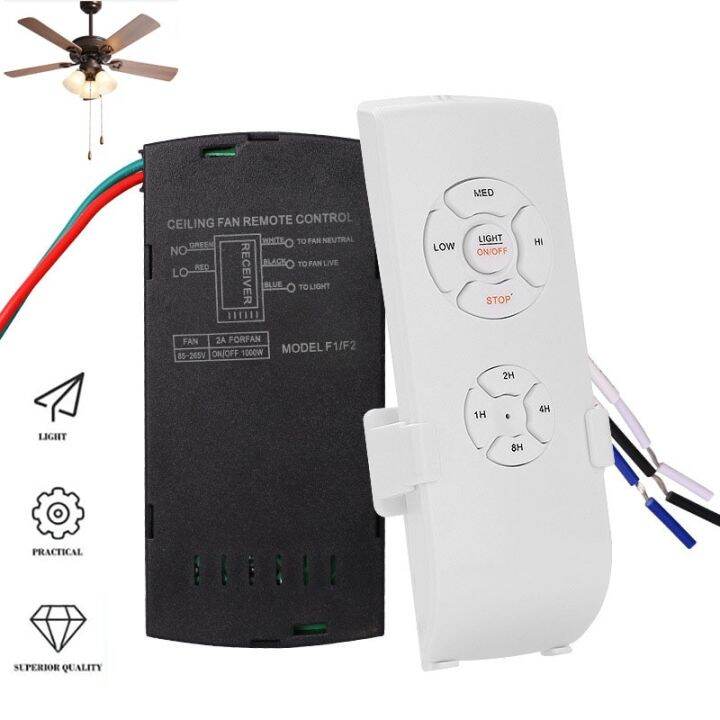 2023 Smart Universal Ceiling Fan Lamp Remote Control Kit Timing