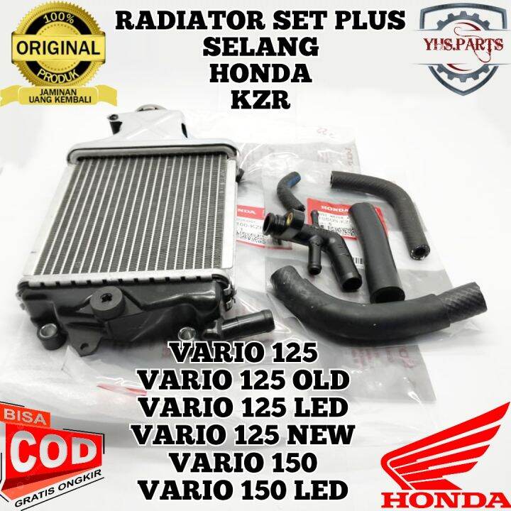 RADIATOR SET PLUS PIPA SAMBUNGAN DAN SELANG RADIATOR ASLI HONDA KZR