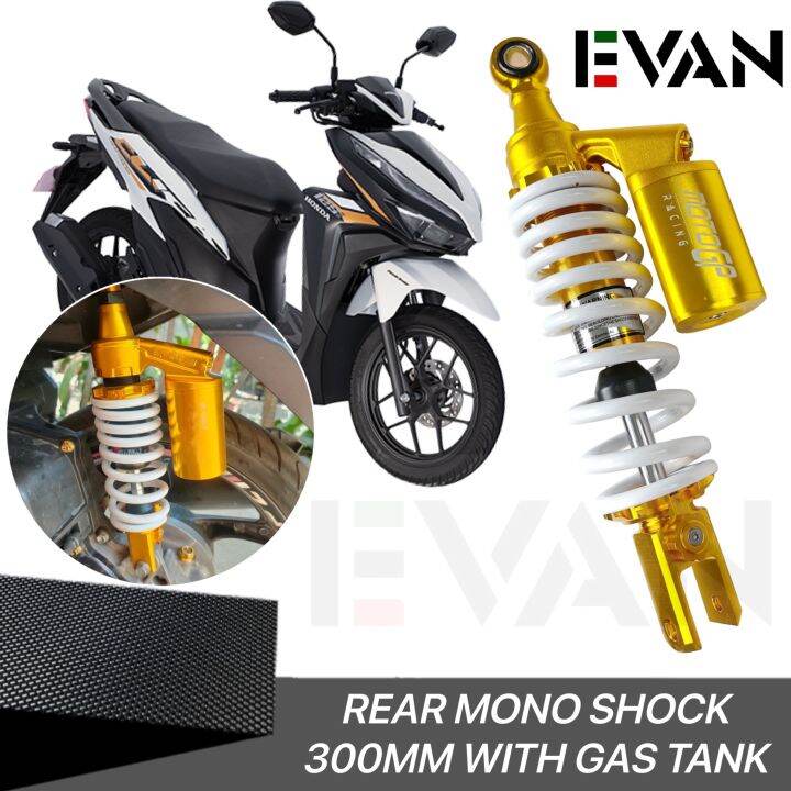 Gold Alloy Rear Mono Shock Mm With Gas Tank Absorber Mio Beat Click