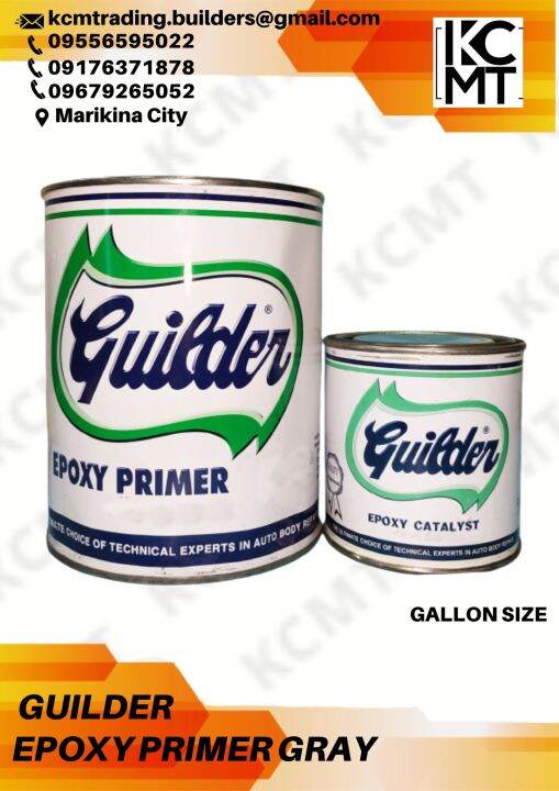 GUILDER EPOXY PRIMER GRAY WITH CATALYST 1 GALLON Lazada PH