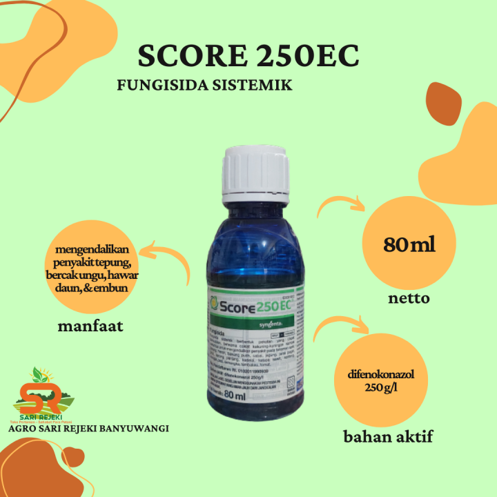 SCORE 250EC 80ML FUNGISIDA SISTEMIK Difenokonazol Lazada Indonesia