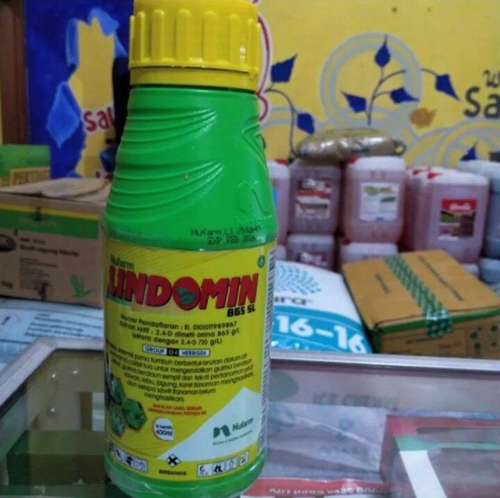 LINDOMIN 865SL 400ML HERBISIDA PENGENDALI GULMA PEMBASMI RUMPUT LIAR