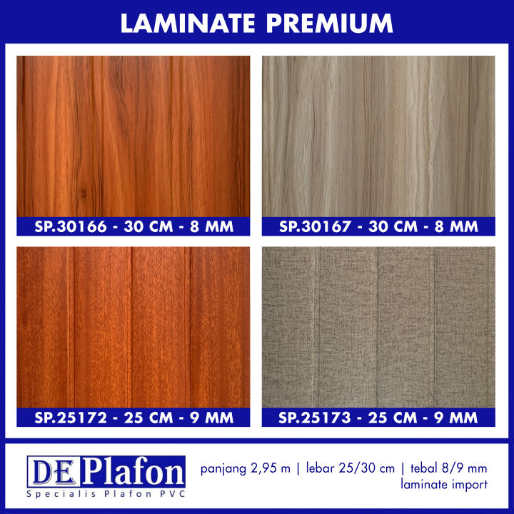 De Plafon PLAFON PVC LAMINATE DOFF PREMIUM IMPORT Lazada Indonesia