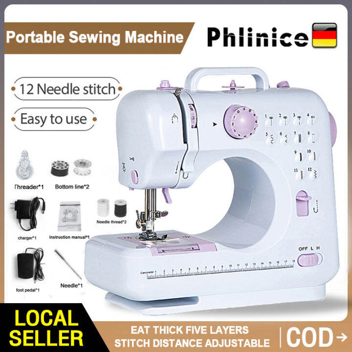 Portable Sewing Machine Mini Electric Household Stitches Sewing Machine