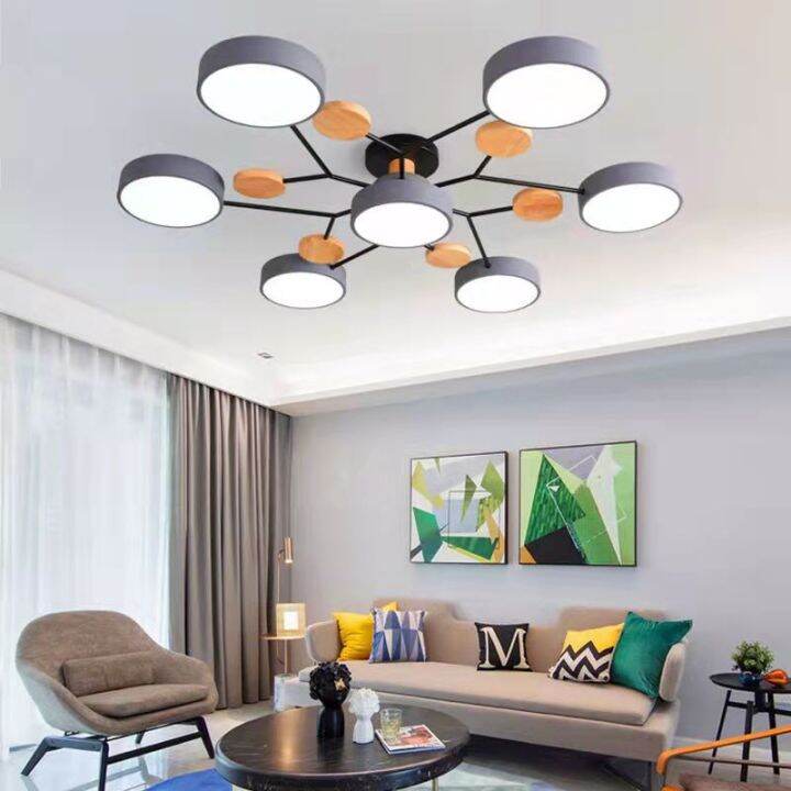 Nordic Led Ceiling Light Living Room Minimalist Chandelier Modern