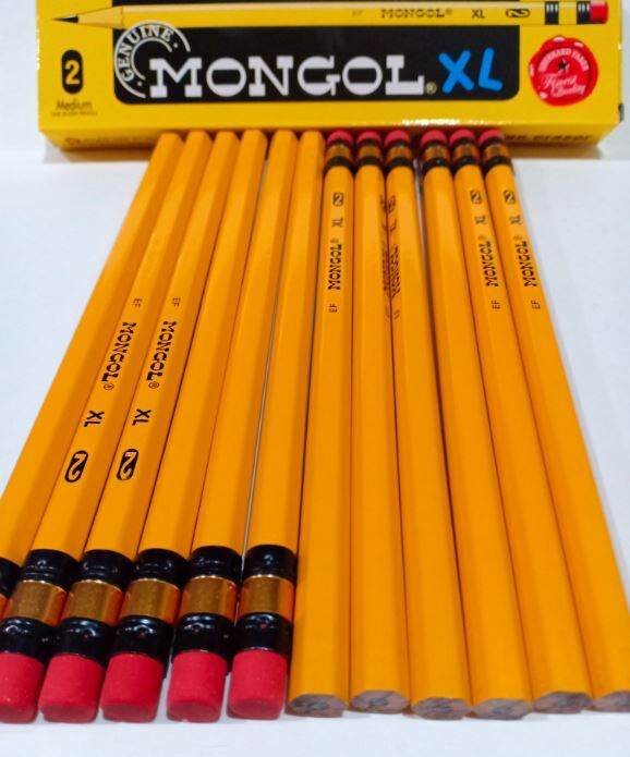 PencilVille Mongol Xl 12pcs Pencil With Eraser 1 Box 12 Pcs Lazada PH