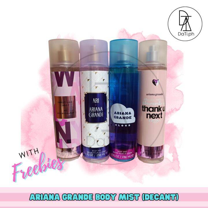 10ML 5ML DECANT TAKAL ARIANA GRANDE BODY MIST 100 Authentic Lazada PH