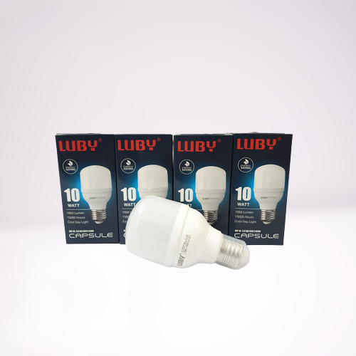 Lampu LED Luby Capsule 10 Watt 10W Cahaya Putih Lampu Bohlam LED Bulb