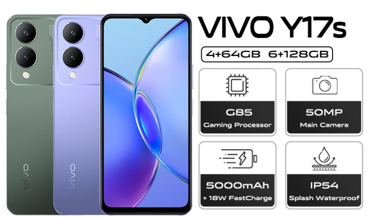 VIVO Y17s RAM 4 4 64 GB GARANSI RESMI ORIGINAL BISA KREDIVO PAYLATER