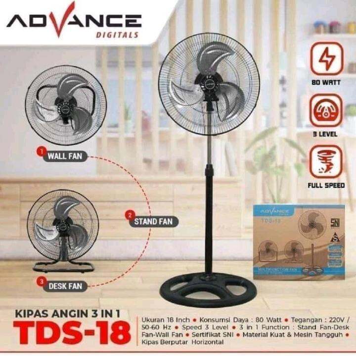 Kipas Angin Advance In Tds In Tornado Besi Lazada Indonesia