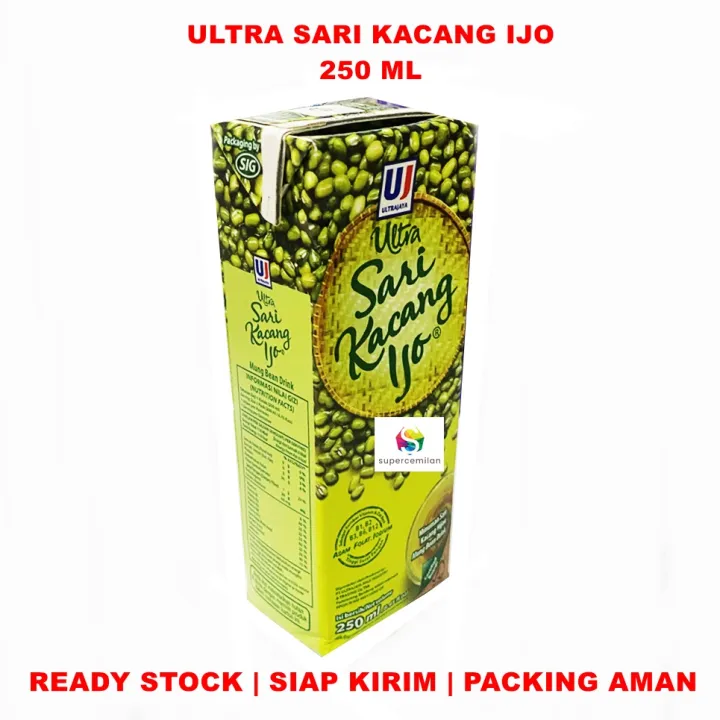 Ultra Sari Kacang Ijo Hijau Ml Lazada Indonesia