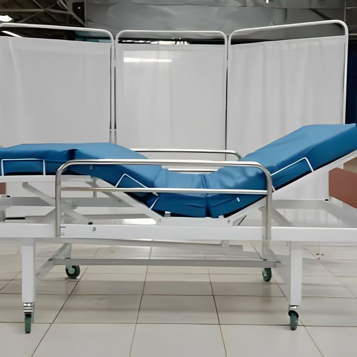 Hospital Bed 2 Crank Polywood PC Tempat Tidur Pasien 2 Engkol Kayu