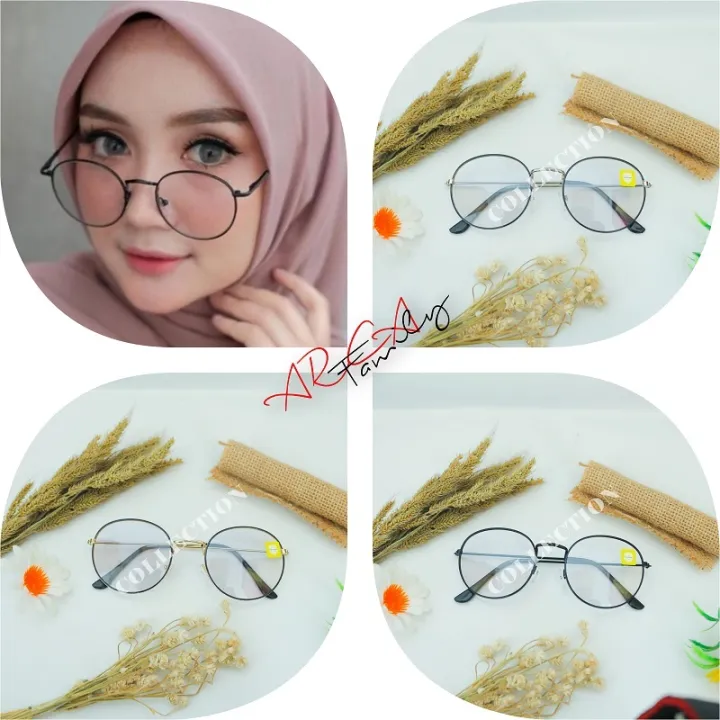 Lensa Berubah Warna Kacamata Photocromic Frame Oval Best Product