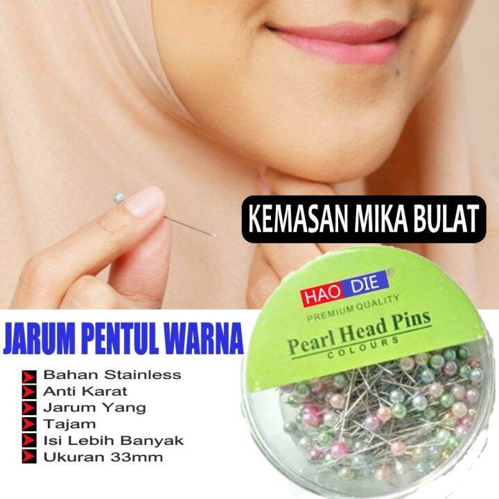 Keep Blessing Jarum Pentul Warna Warni Jarum Hijab Kemasan Kotak