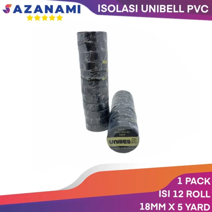 Unibell Mm X Yard Isolasi Listrik Kabel Electrical Tape Sazanami