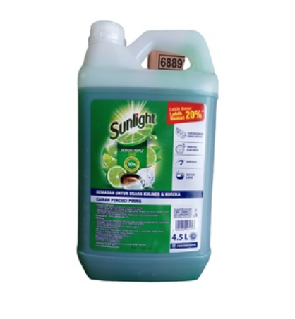 SUNLIGHT JERUK NIPIS SABUN CUCI PIRING JERIGEN 4 5 LITER Lazada Indonesia