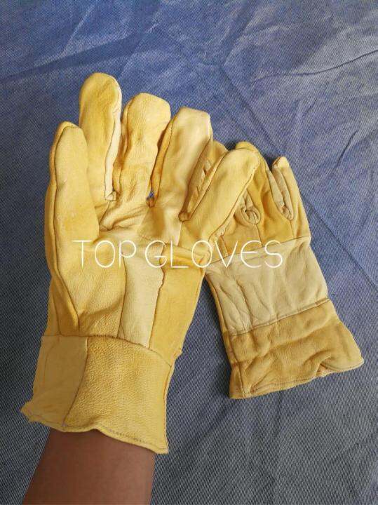 Sarung Tangan Las Argon Tig Welding Glove Inch Asli Kulit Domba