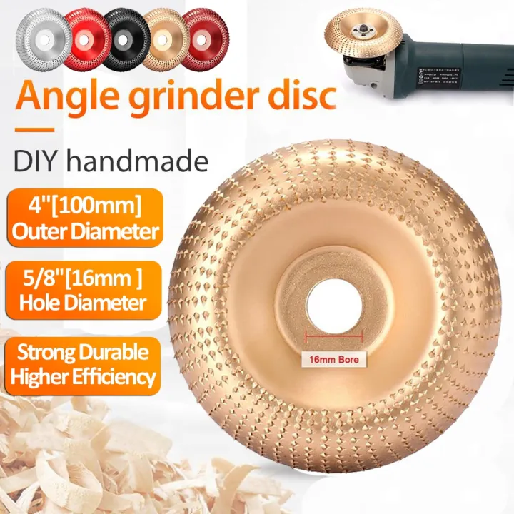 CK 4 Inch Wood Angle Grinding Wheel Sanding Carving Rotary Tool