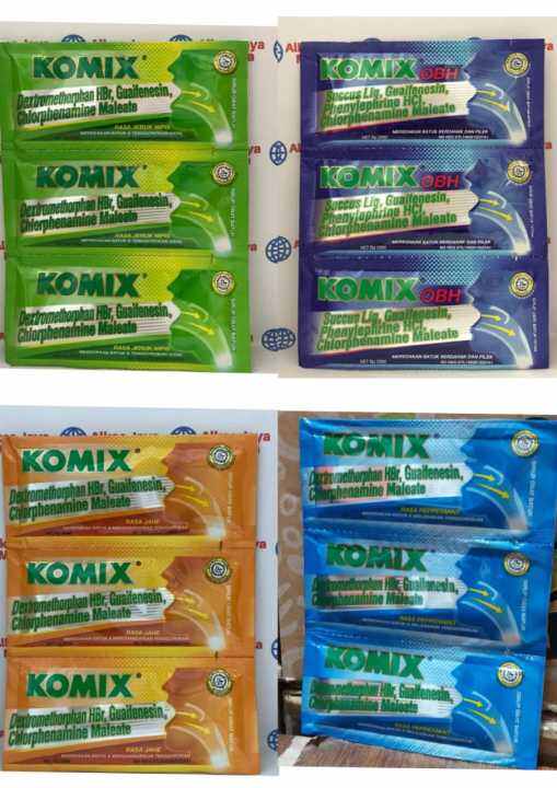 Komix Adults Obat Batuk Cair Sachet 3 Sachet Lazada Indonesia