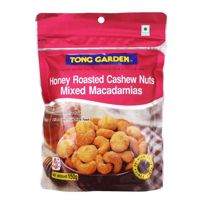 Tong Garden Honey Roasted Cashew Nuts Mixed Macadamias Lazada Singapore