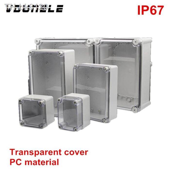 Waterproof Junction Box Ip Transparent Cover Diy Electrical Cases Abs