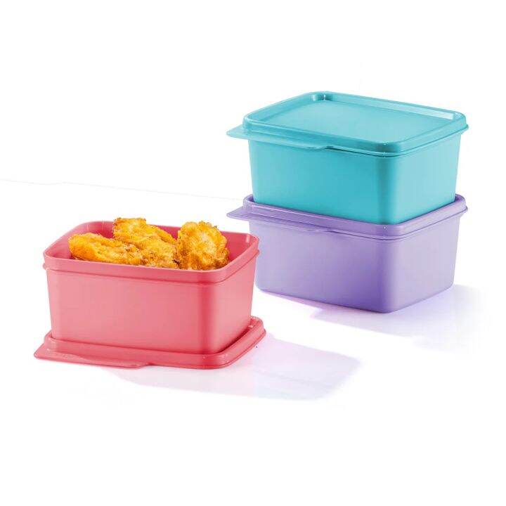 Tupperware Snack Stack 500ml 3 Pcs Lazada