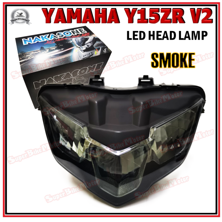 Yamaha Y Zr V Smoke Tinted Led Head Lamp Nakasone Lazada