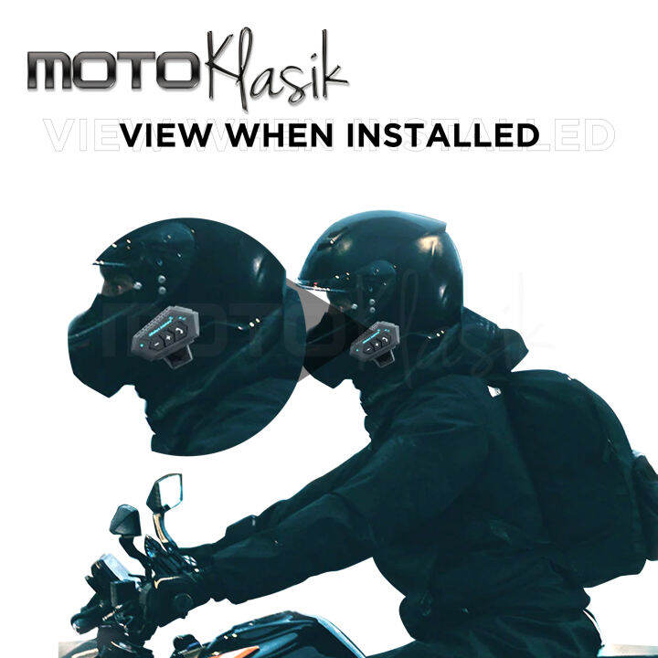 CODMOKOTO BT 12 MOTORCYCLE ANTI INTERFERENCE BLUETOOTH HELMET HEADSET