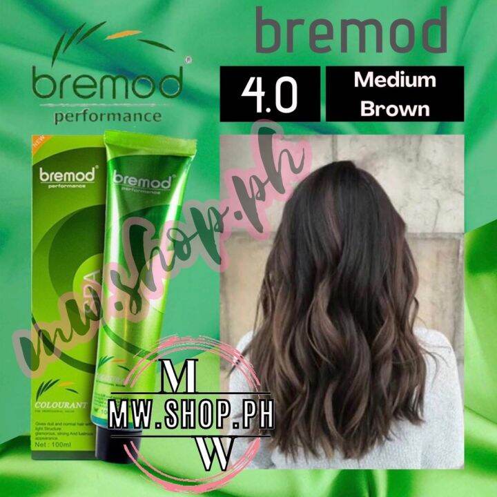 BREMOD Hair Color 100ml SET With Oxidizer 4 0 MEDIUM BROWN Lazada PH