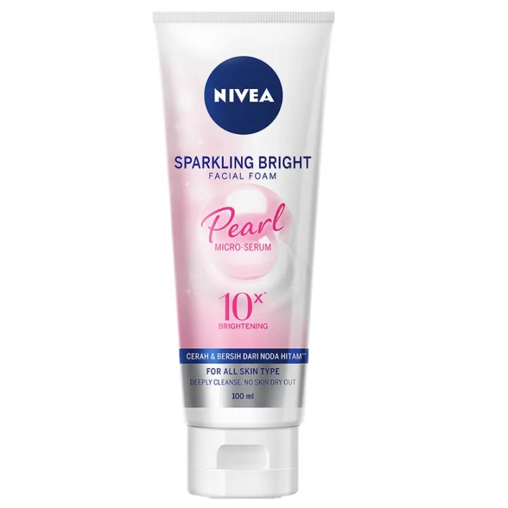 Nivea Sparkling White Brightening Facial Foam Ml Sabun Pencuci