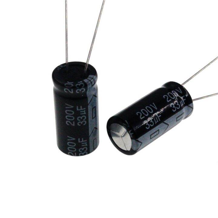 Pcs Uf V Mfd Volt Aluminum Electrolytic Capacitor Mm