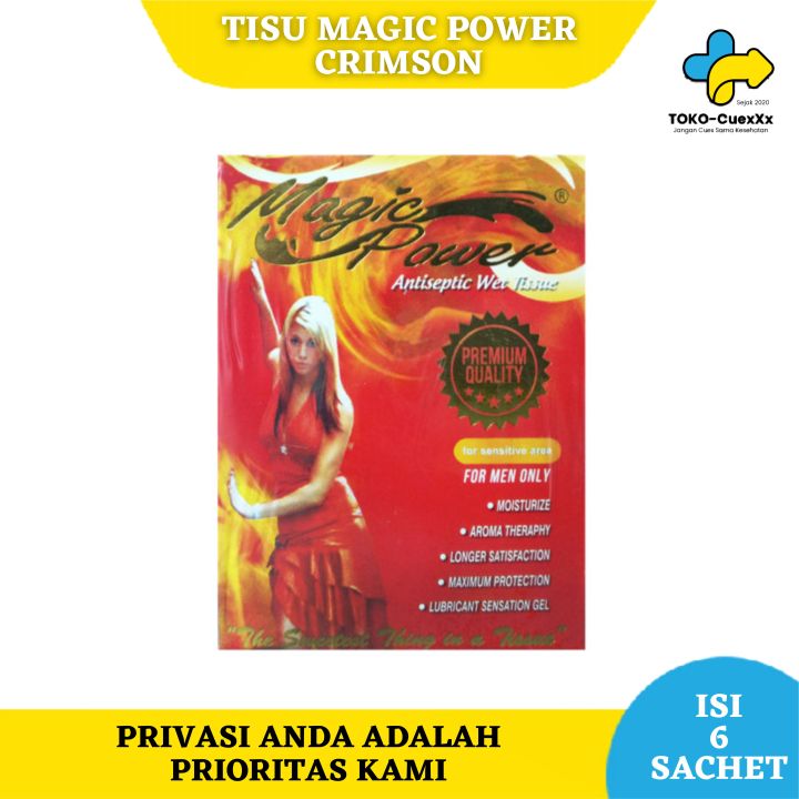 Tisu Magic Crimson Kotak Isi Sachet Tissue Megic Merah Tissu Mejik