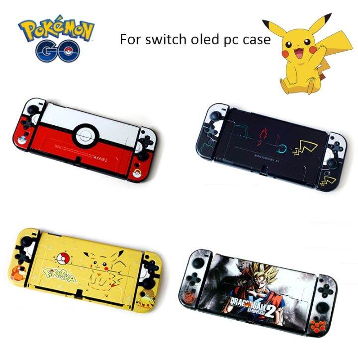 LF Pikachu Nintendo Switch Oled Caso Dos Desenhos Animados Anime