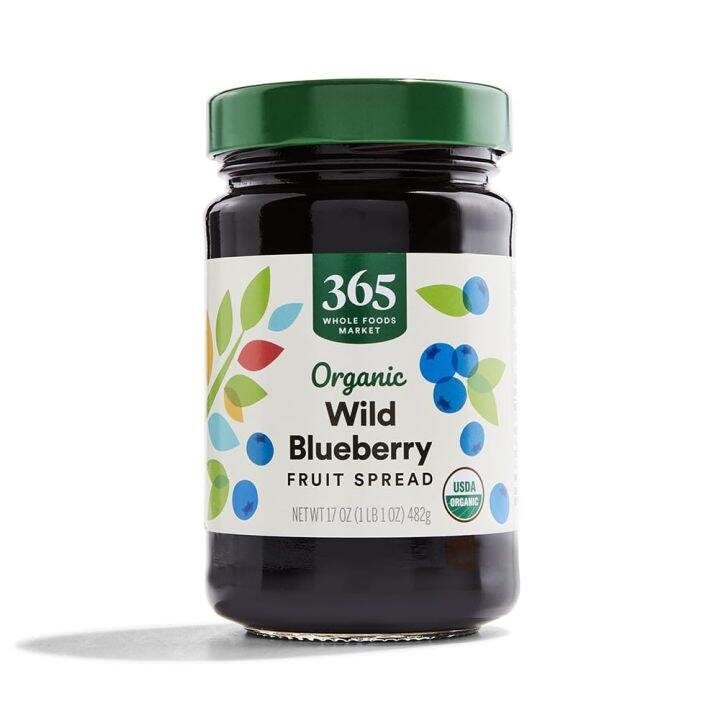 365 By Whole Foods Market Organic Wild Blueberry Fruit Spread 17