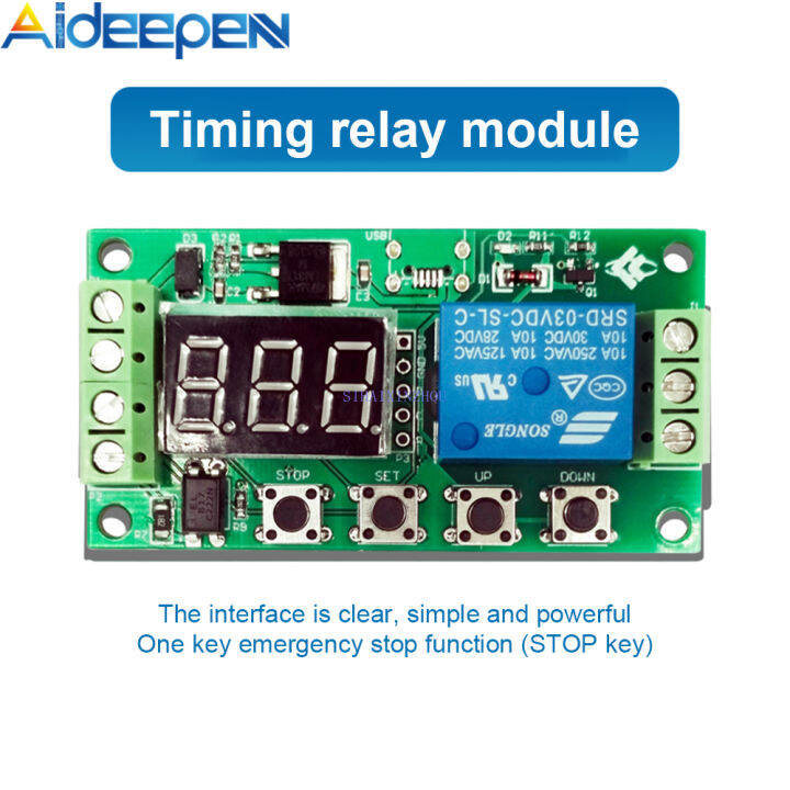 Original Aideepen V V Delay Cycle Timing Relay Circuit Switch Module