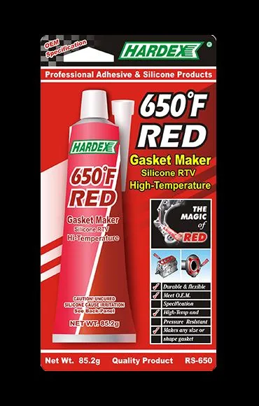 Hardex 650F Red RTV Silicone Gasket Maker RS 650 Lazada