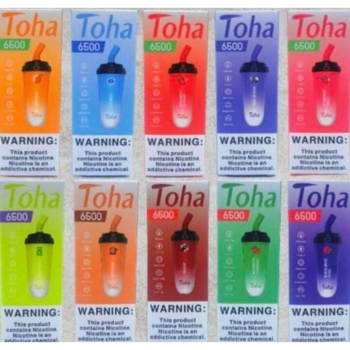 Vape Toha 6500 Puffs Disposable Pod 100 Legit Lazada PH