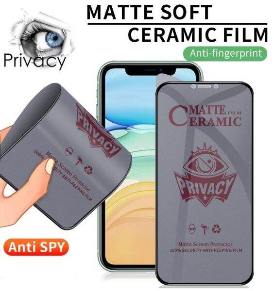 TECNO CERAMIC PRIVACY PROTECTOR SPARK 6 GO CAMON 17 POVA 4 SPARK 8P 8C