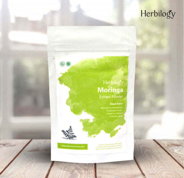 Herbilogy Moringa Extract Powder Daun Kelor G Lazada Indonesia