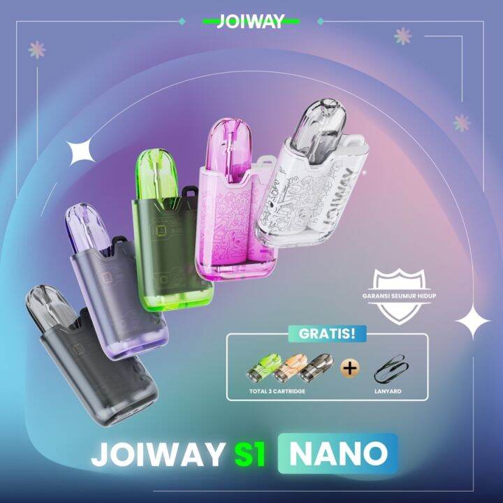 Joiway S1 Nano Pod Kit Blossom Sakura Doodle Crystal Golden Batik 15W