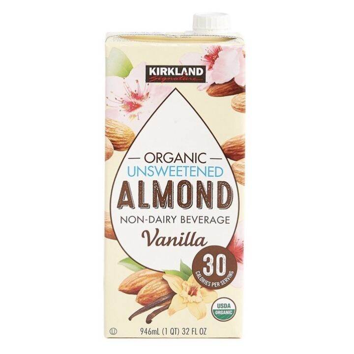 Kirkland Signature Organic Unsweetened Almond Vanilla Non Dairy