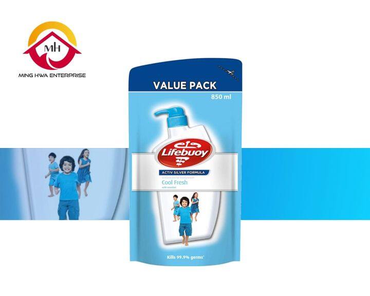 Lifebuoy Body Wash Cool Fresh Refill 850ml Lazada