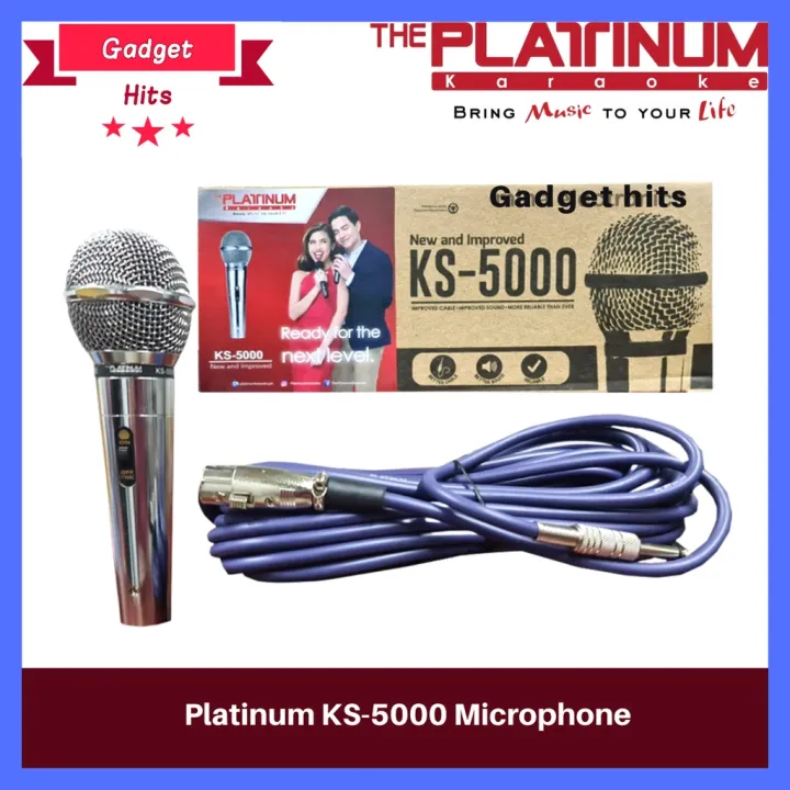 The Platinum KS 5000 High End Dynamic Wired Microphone Ks5000 Lazada PH