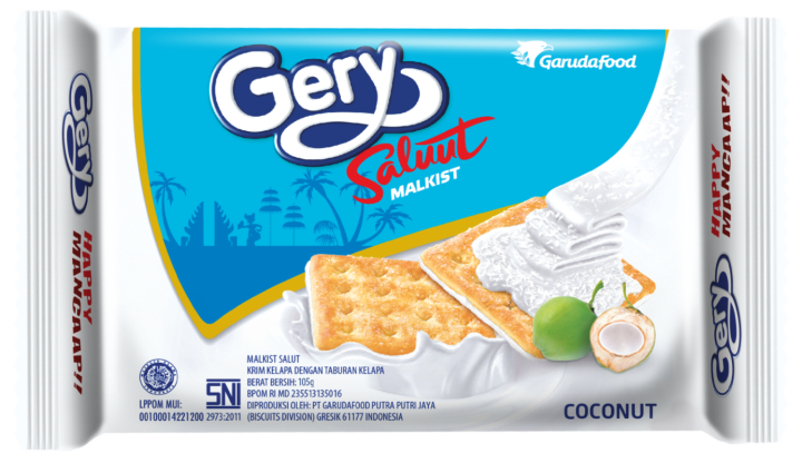 Gery SALUUT Coconut Crackers 105gm Lazada