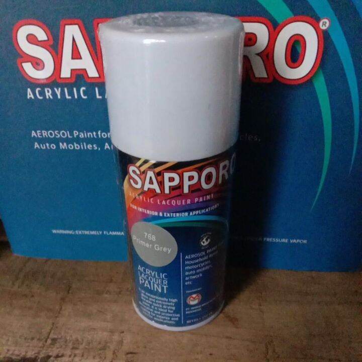 Saporo Sapporo Primer Grey Ml Cat Semprot Spray Pilok Pilox