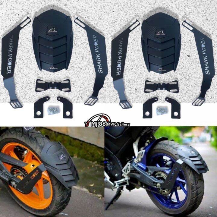 Mudguard Penahan Lumpur Shark Power Motor Vixion Ninja R15 R25 Cbr 150